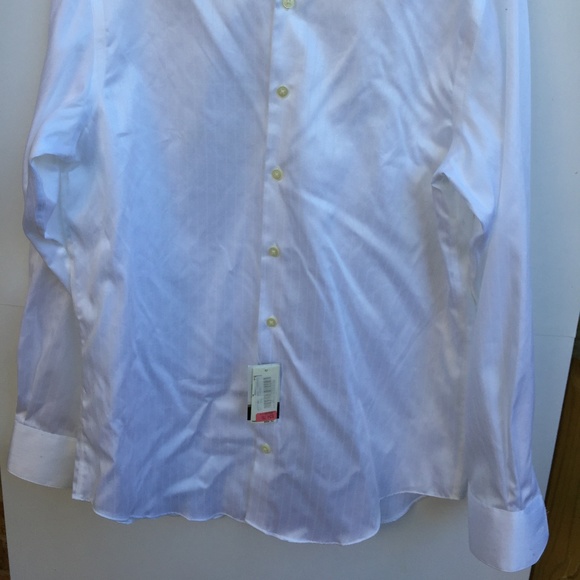 Kenneth Cole stripe button dowTwo Ply 15 1/2 34/35 - Picture 2 of 8